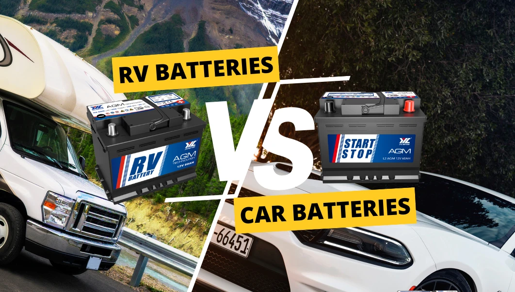 RV batteries and car batteries