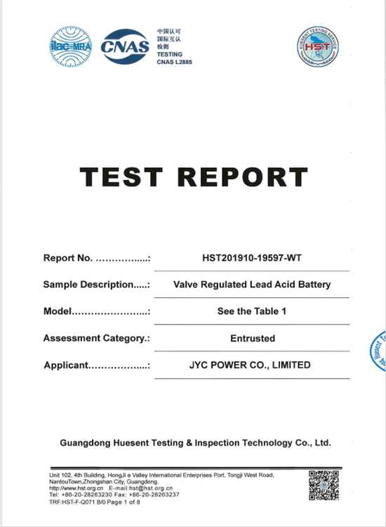 6.IEC61056 (12V1.2-250AH,DEEP CYCLE) 6.IEC61056 (12V1.2-250AH,DEEP CYCLE)